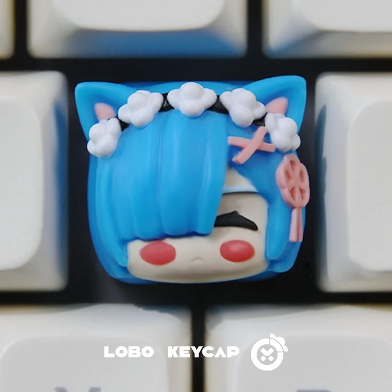 Rem Re: Starting Life In Another World Keycap Anime Animation Peripheral ESC Location Customized Original R4 High Resin Material