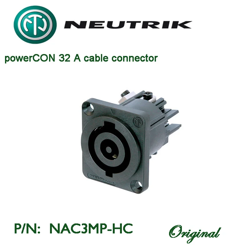 Swiss made Neutrik Original NAC3mp-HC powerCON 32 A chassis connector power-in 3 pole connection system without breaking capacit