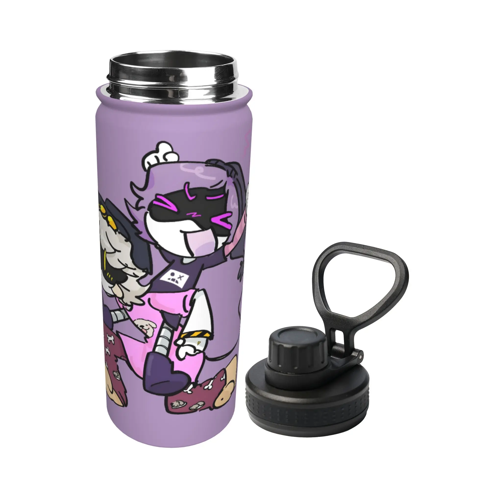 Uzi Doorman Murders Drones 18OZ Sports Insulated Kettle  Coffee Cups Vacuum Flask Office Home Mug Water Bottle