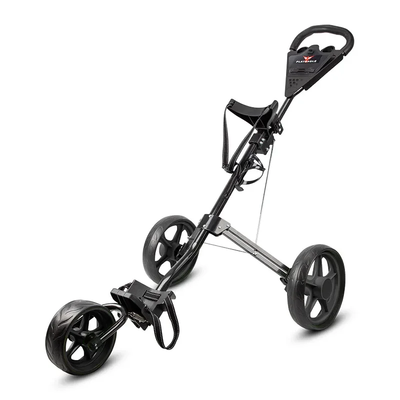 PLAY EAGLE 3 Wheels Detachable Portable Multi-function Golf Trolley Cart