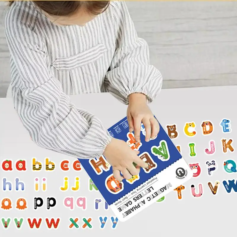 Magnetic Numbers Magnets Board Fridge Alphabet Learning Toy Colorful Letters Numbers Spelling Learning Magnets For Easter