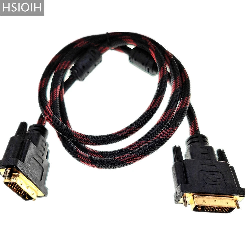 High Speed DVI to DVI Cable Adapter 24+1 pin DVI-D Gold Plated DVI To HDMI to DVI CABLE dvi Supports 3D 1080P 1.5M 3M 5M 10M 20M