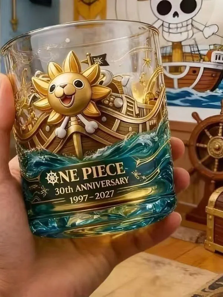 Nowy kubek do whisky z okazji 30. rocznicy Pokémona, z historycznym wzorem, vintage portret, szklany kubek. — 2