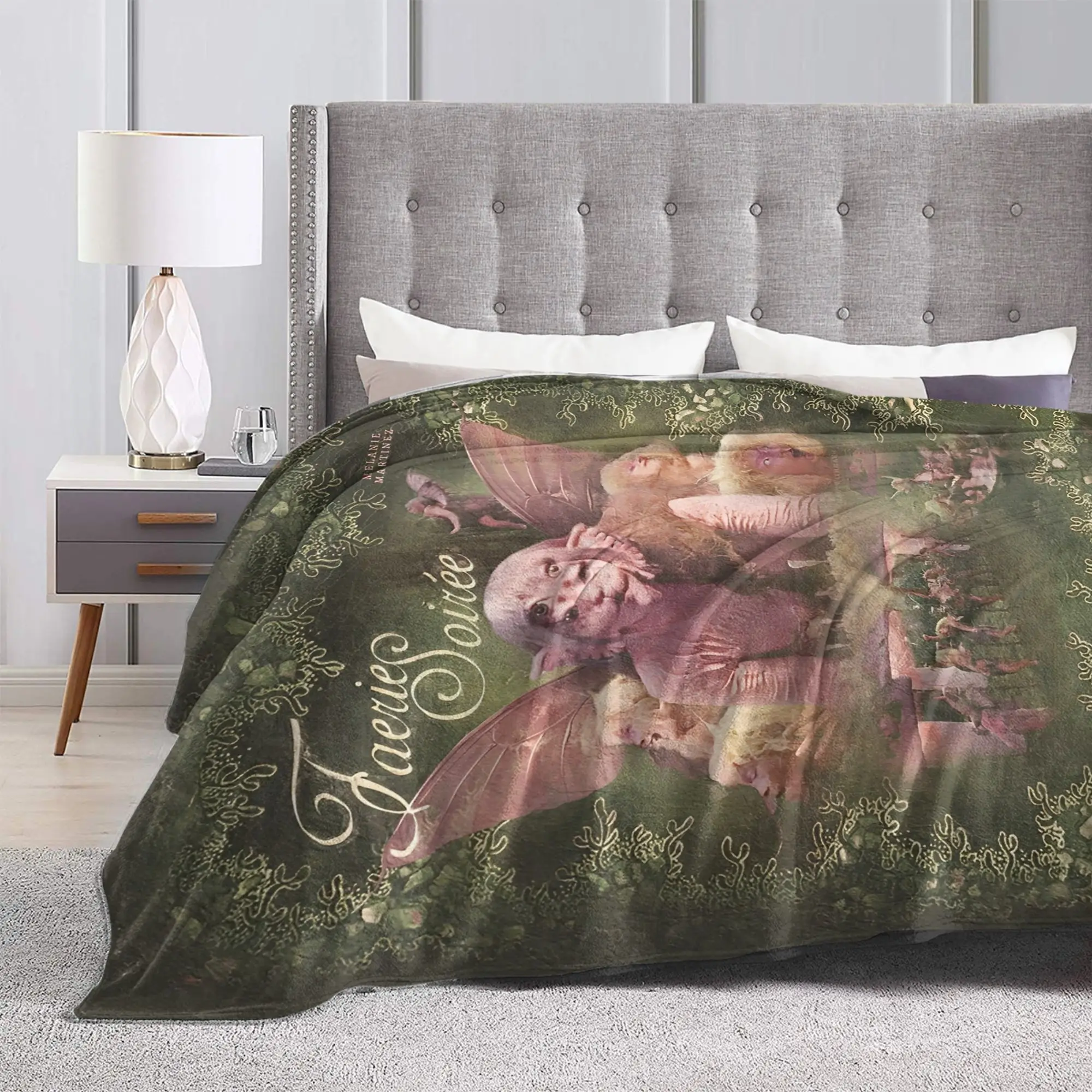 Music Melanies Martinezs Portals Blanket Velvet  Lightweight Thin Throw Blankets for Bed Bedroom Quilt