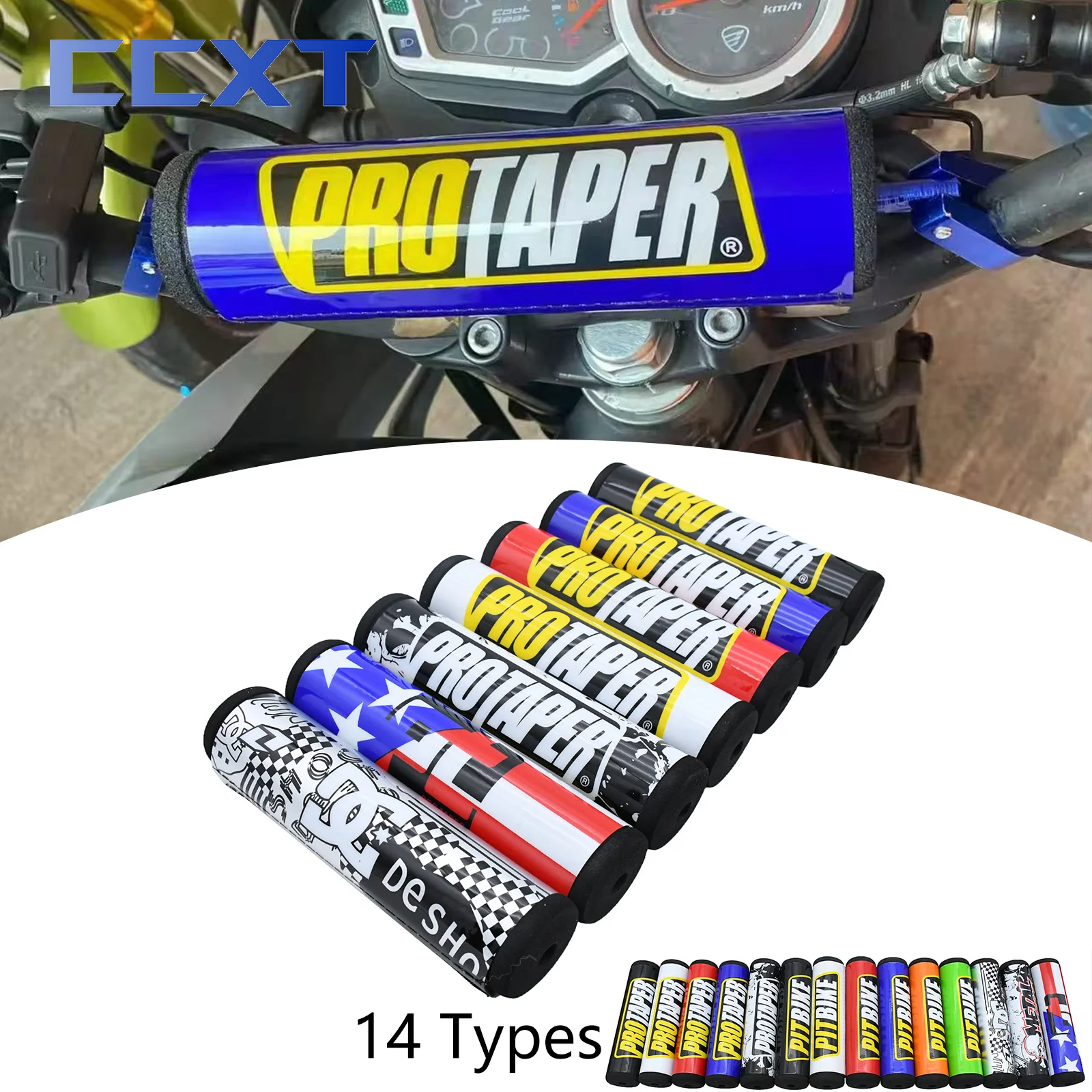 Motorcycle Pro Taper 200mm Round Handlebar Pad 7/8