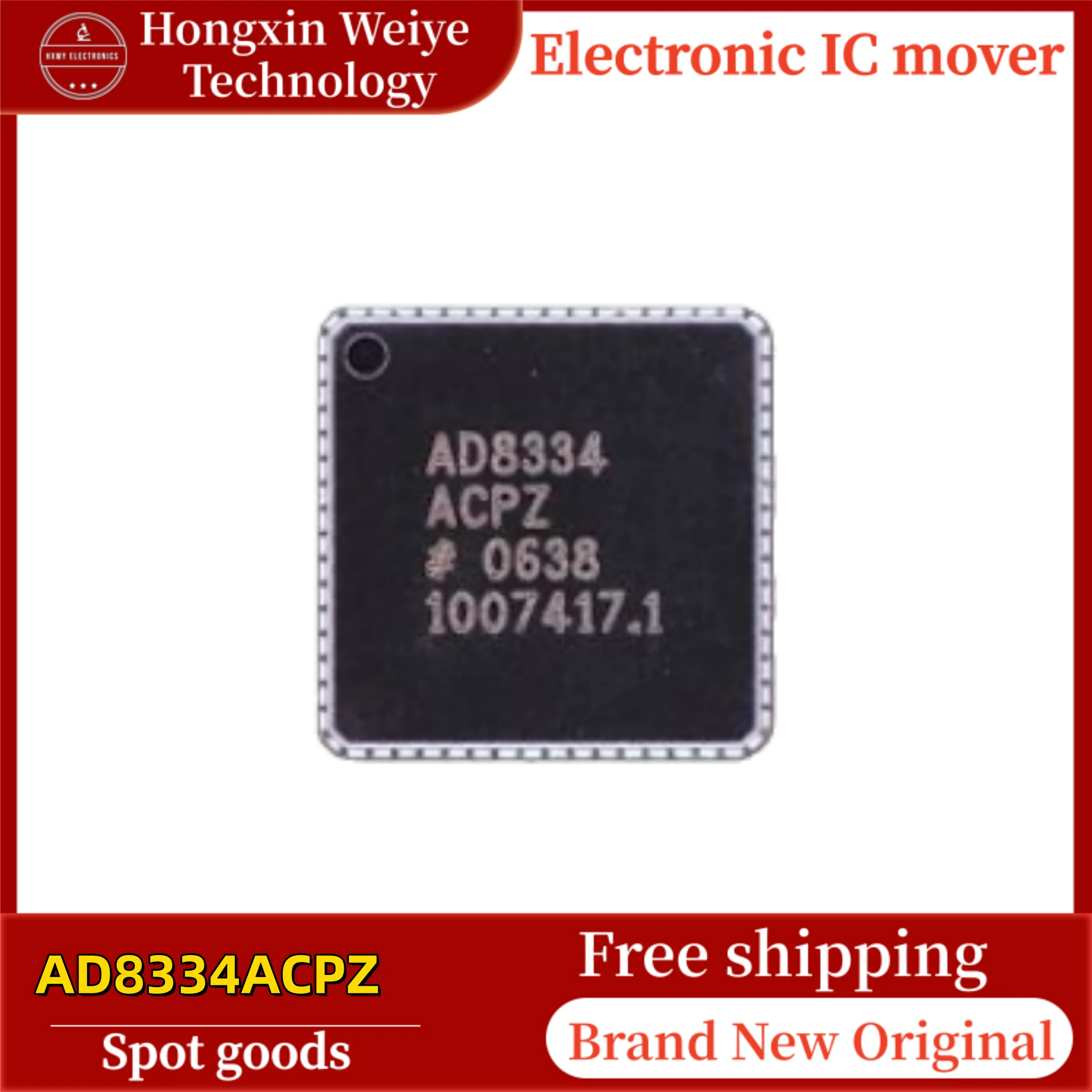 

2/5 PCS AD8334ACPZ AD8334 LFCSP-64 Ultra Low Noise Preamplifier IC Brand New In Stock Free Shipping