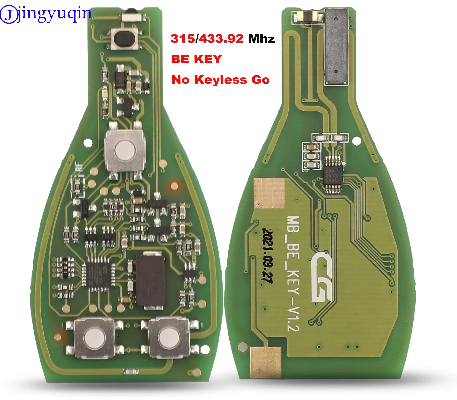 

jingyuqin CG MB BE Key-V1.2 Pro For Benz FBS3 221/216/164 /251 315/433MHZ 3 Button For CGDI MB Programmer