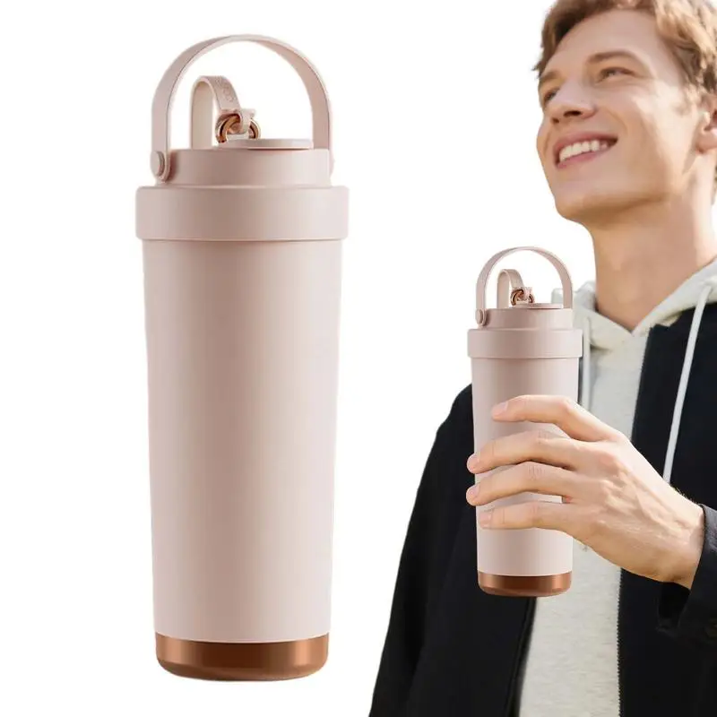 

Water Cup With Straw 750ml Straw Water Bottle Ceramic Coating Direct Drinking Bottle With Lid For Car Hospital Camping Gym