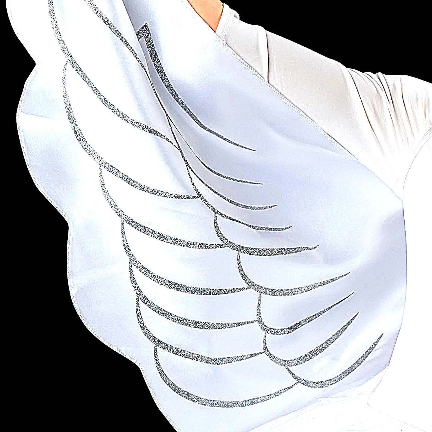 Disfraz de alas de Ángel, superficie satinada, accesorios de halloween, puesta en escena, nueva Hada de la novia, accesorios de escenario para niños, ropa de mujer