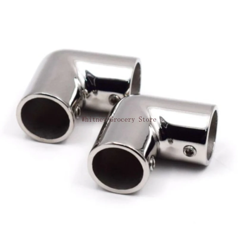 Heavy Duty 316 Stainless Steel Marine Boat Yacht Hand Rail Fitting 90 Degree Elbow Tube Mount Hardware 22/25/30 MM 7/8