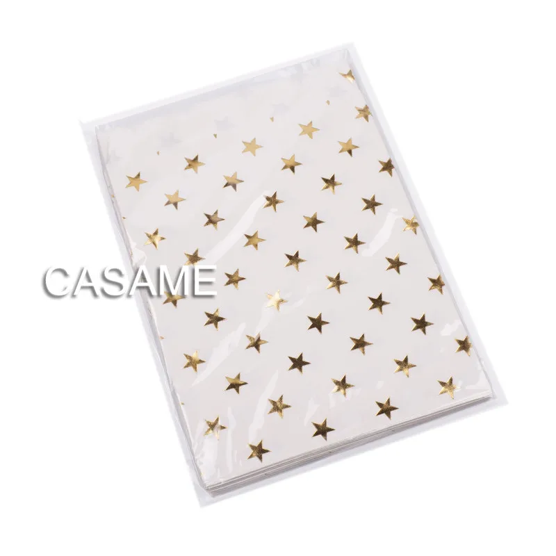 25Pcs 18x13cm Kraft Paper Biscuit Candy Bags Gift Packing Pouch Birthday Party Decoration Dessert Candy Bar Bag Snack Cookie Bag