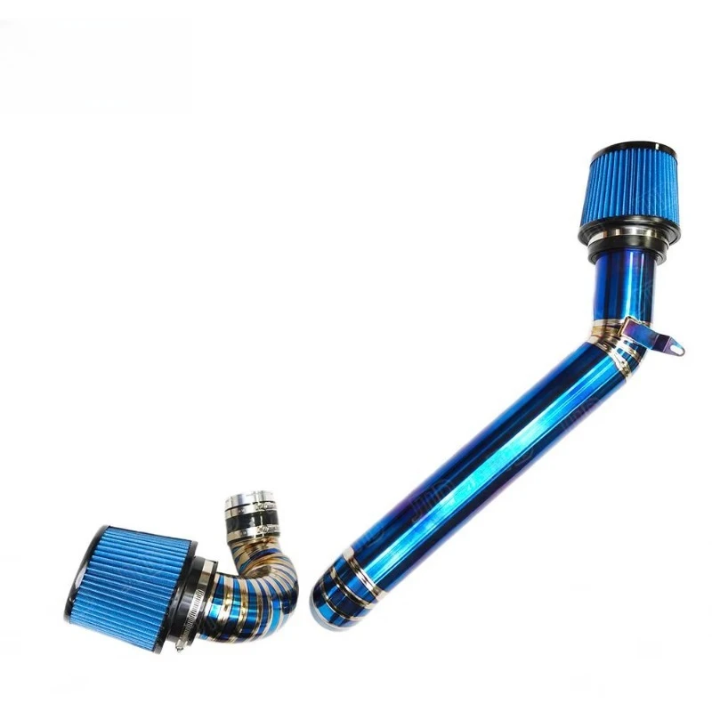 High Flow Titanium Top Mount Intake for  M3 M4 M2 G80 G82 G87 S58, TIG Welded with Carbon Fiber Inlet
