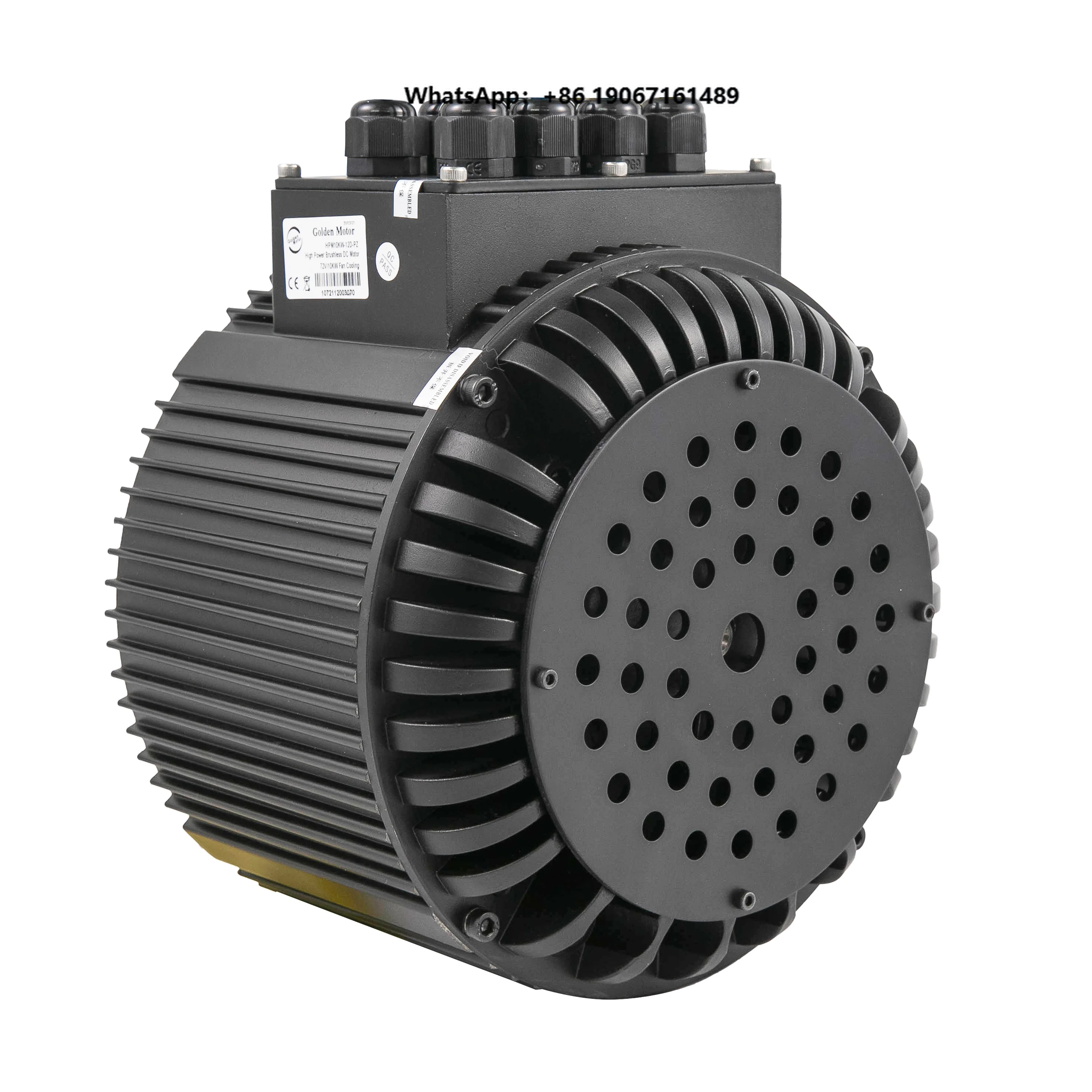 10kW 48V/72V PMSM Motor for Electric ATV, Motorcycle & Boat | 85N.m High Torque IP65 Waterproof Brushless Mid Drive Motor CE