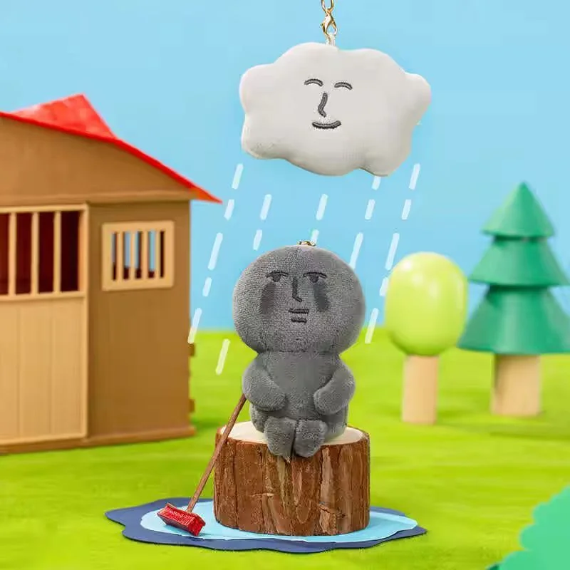 Mainan Mewah Kelinci Merah Muda Baru Boneka Binatang Lucu Batu Gambar Boneka Liontin Lucu Gantungan Kunci Ransel Liontin untuk Hadiah Ulang Tahun Anak-anak