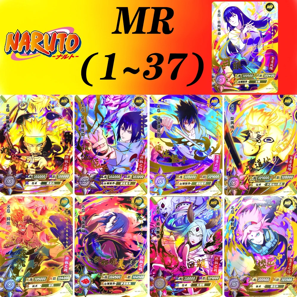 KAYOU MR card 1~37 series NARUTO Uzumaki Naruto Haruno Sakura rare Cool Collection card Christmas birthday gift Game toys