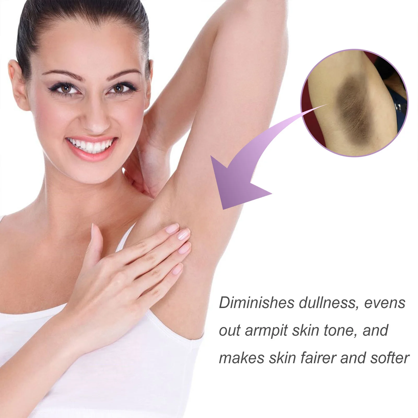 

Underarms Roll-on Moisturising Serum Deeply Moisturize & Long Lasting Hydration Serum for Armpit Joints Moisturizing
