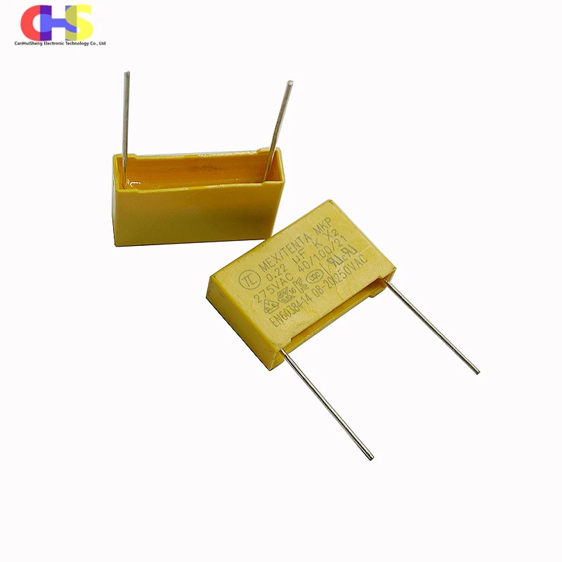 10pcs 275VAC X2 Safety Capacitor 0.01UF 10nF 0.1uF 104K 100nF 150nF 200nF 470nF 680nF 1UF 2.2UF Polypropylene Film Capacitance