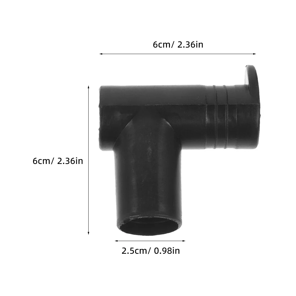 أجزاء رف الملابس، غطاء نهاية شماعات سوداء، موصلات عمود التجفيف، قضيب الخزانة، دعم متعدد الاستخدامات، للاستخدام الداخلي والخارجي