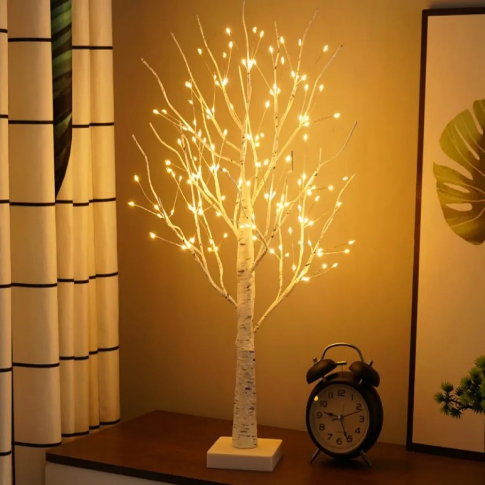 

USB 144 LEDs Birch Tree Lights Glowing Branch Light Night LED Lamps Suitable for Home Bedroom Wedding Party Christmas Decoration