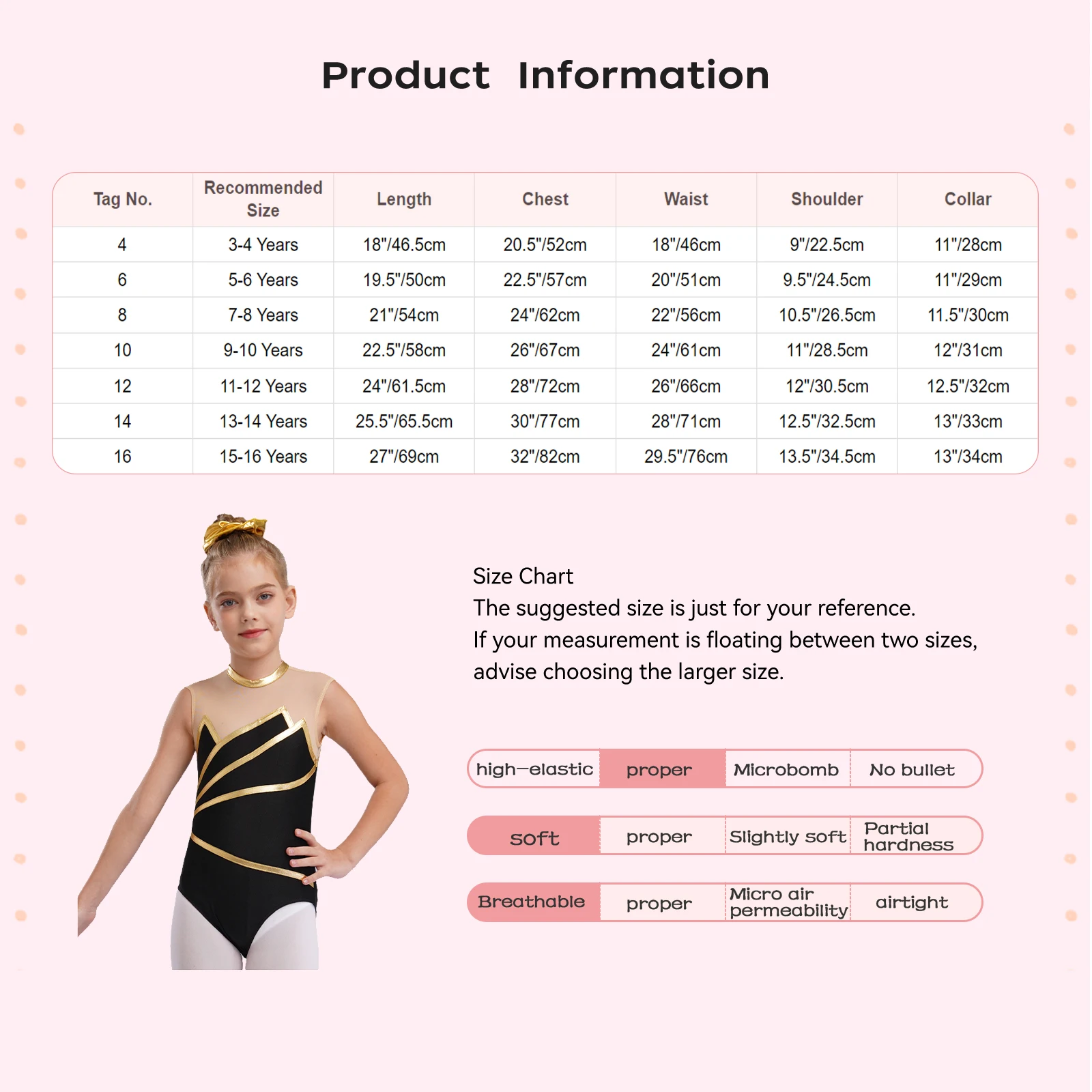 Enfants filles patinage lyrique gymnastique danse justaucorps col montant sans manches dentelle Patchwork découpe dos body Ballet Dancewear