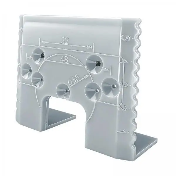 Cabinet Door Hinge Jig Precise Drill Guide Reusable Latch Installation Tool for Carpenters and DIY Users