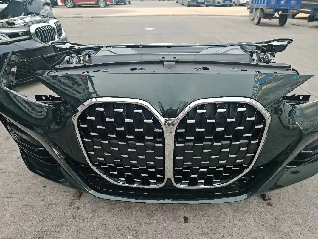 For New 4 Series G22 420 430 Original Front Nose Assembly Front Bumper Grille Headlight Fog Lamp Water tank Frame Condenser