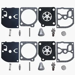 2Pcs/lot Carburetor Repair Kit Fit HUSQVARNA 40 45 49 55 H55 H51 55 240 245 240R 245R Partner Jonsered Trimmer Chainsaw Parts