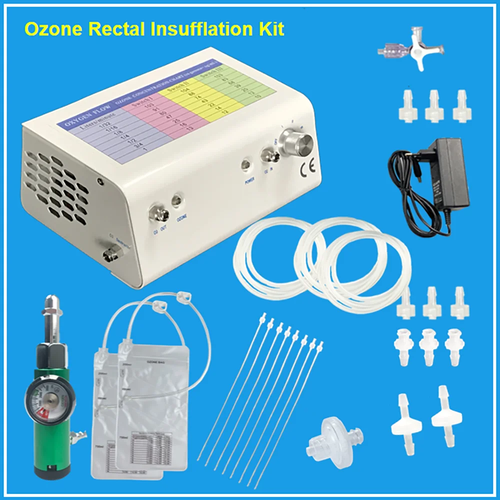 Rectal O3 Kit Tragbarer Ozongenerator in medizinischer Qualität Ozontherapiegerät zur Aufblutung