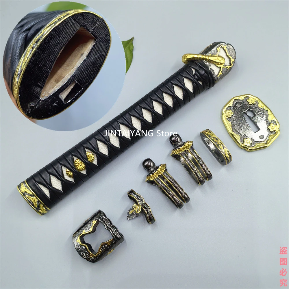 

Real Stingray Skin Rayskin Tsuka Alloy Tsuba Fuchi Kashira Seppas Koijichi Koijiri Accessories For 98/Type Sword Katana Fittings
