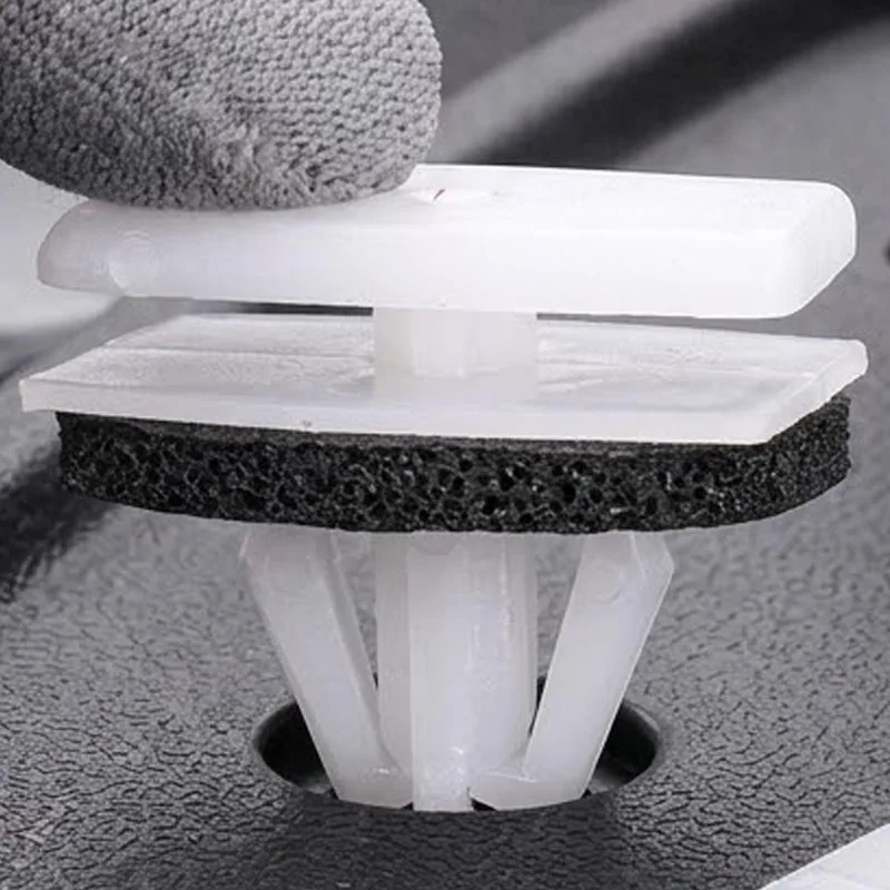 Picture 3: 10/100Pcs Universal Car Door Side Skirt Guard Retainer Clips Nylon Underbody Splash Shield Fastener Rivet Anti Vibration Buckle
