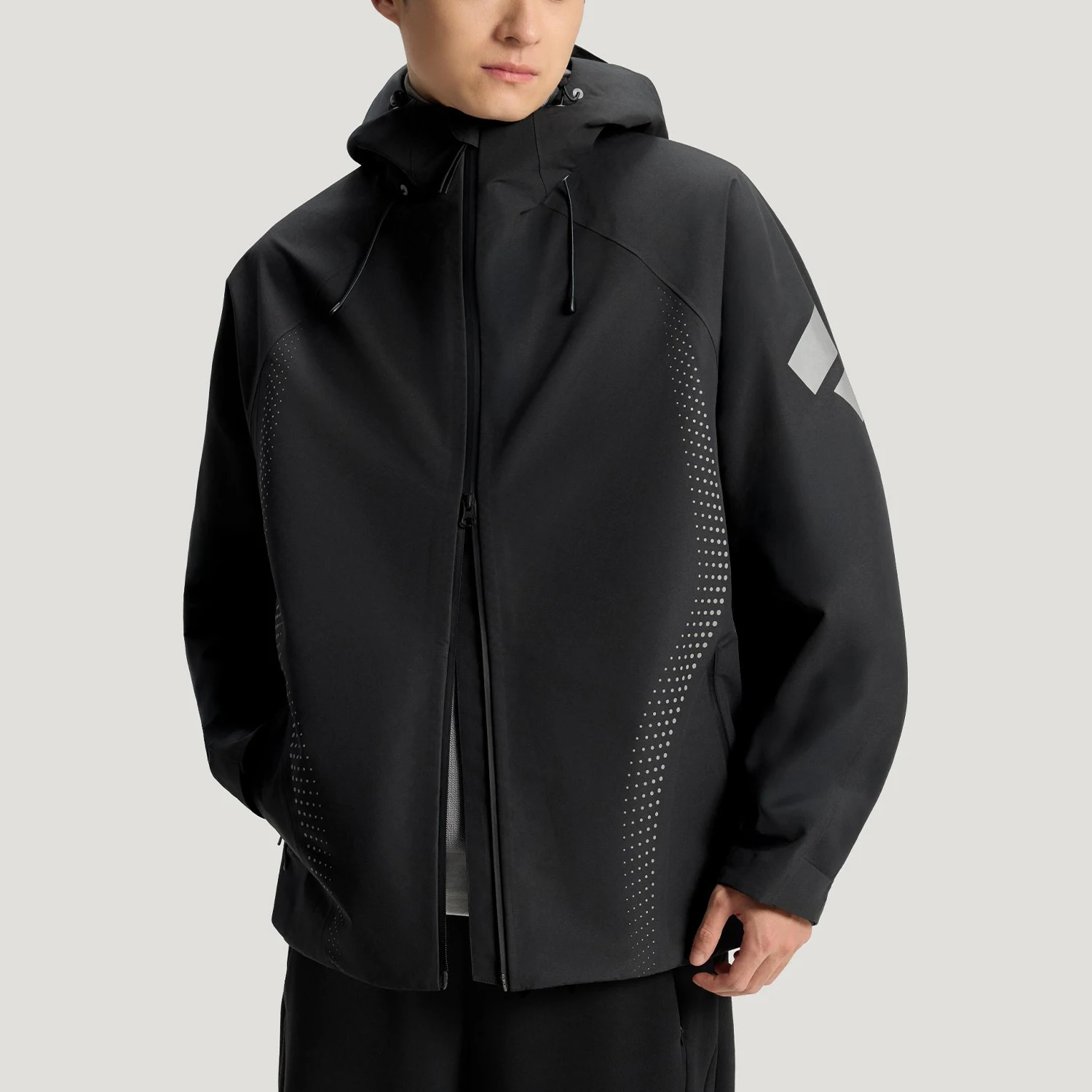

Оригинальная зимняя мужская трикотажная куртка с капюшоном Adidas KH0168