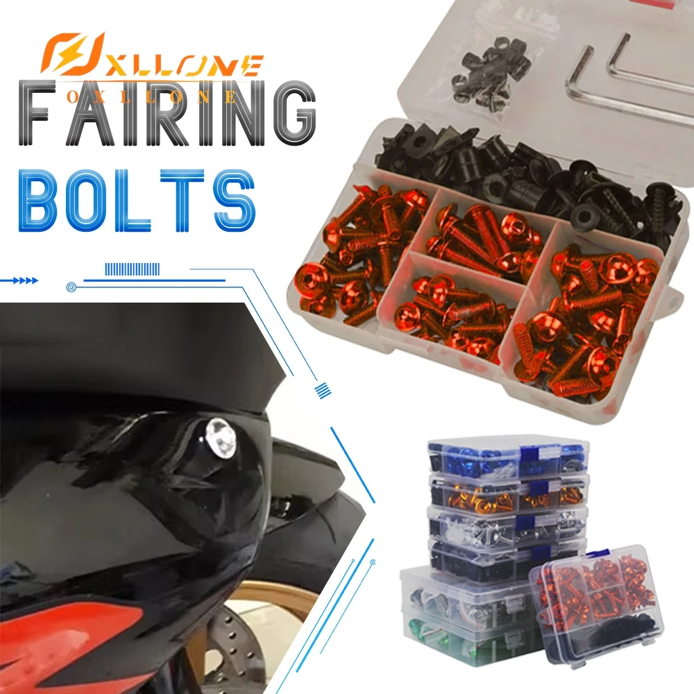 

M6 M5 для Ducati 400 821 MONSTER 899 959 1199 1299 Panigale 848/EVO 1198/S/R комплект болтов обтекателя крепежные детали для кузова винты гайка