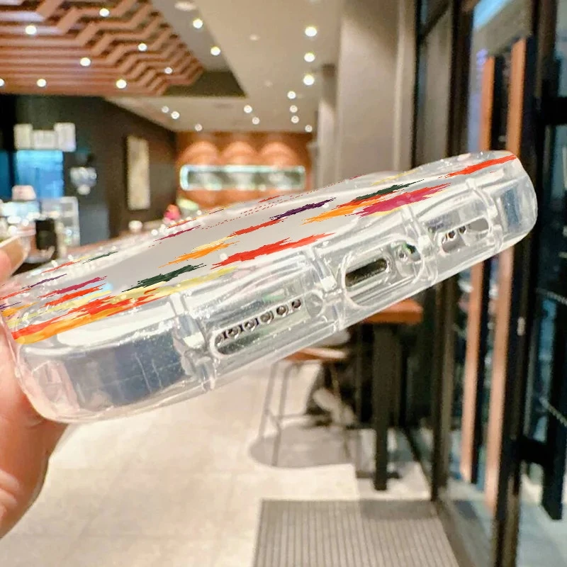 الملونة أوراق القيقب نمط متموج منحني سيليكون جراب هاتف ل Xiaomi 15 14 برو 13 12 11 لايت 5G NE 14T 12T غطاء مقاوم للصدمات