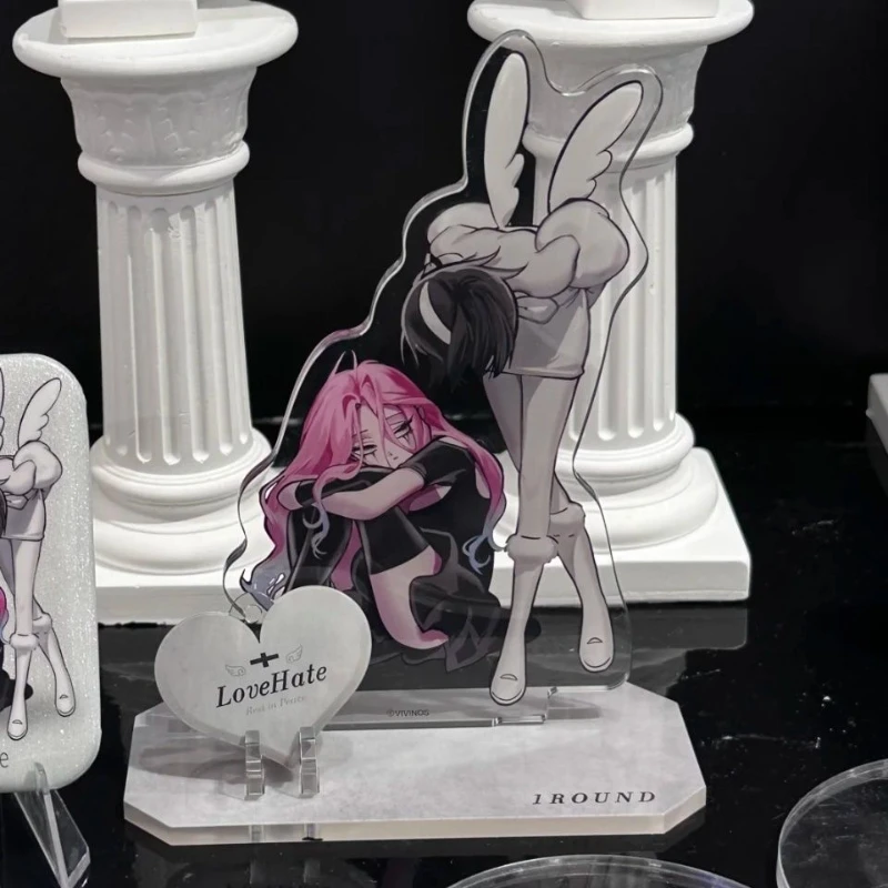 Anime Alien Stage Mizi Sua Till Ivan Hyuna Cosplay Standing Plate Kawaii Acrylic Figure Stand Accessories Ornament Prop