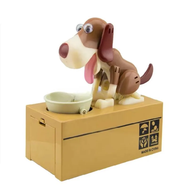 Cute shape electric cash box children's toys coin dog piggy bank - view 3