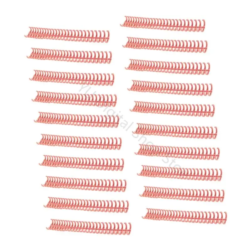 96BA Büro-Binderinge, Kämme, 30 Löcher, 12 mm Kunststoffrücken für die Neuordnung von Seiten – Detail 10