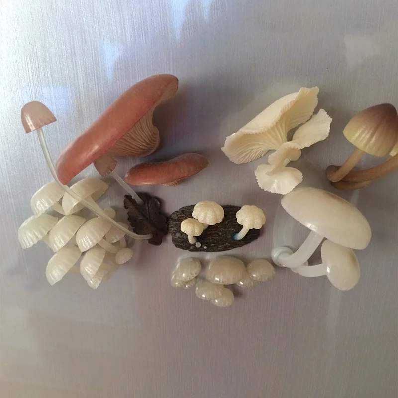 Japanse Ikimon 'Glow Mushrooms' Serie Gachapon Magnetische Bioluminescerende Schimmels Decor Re-Release Toy Collectible Action Figure