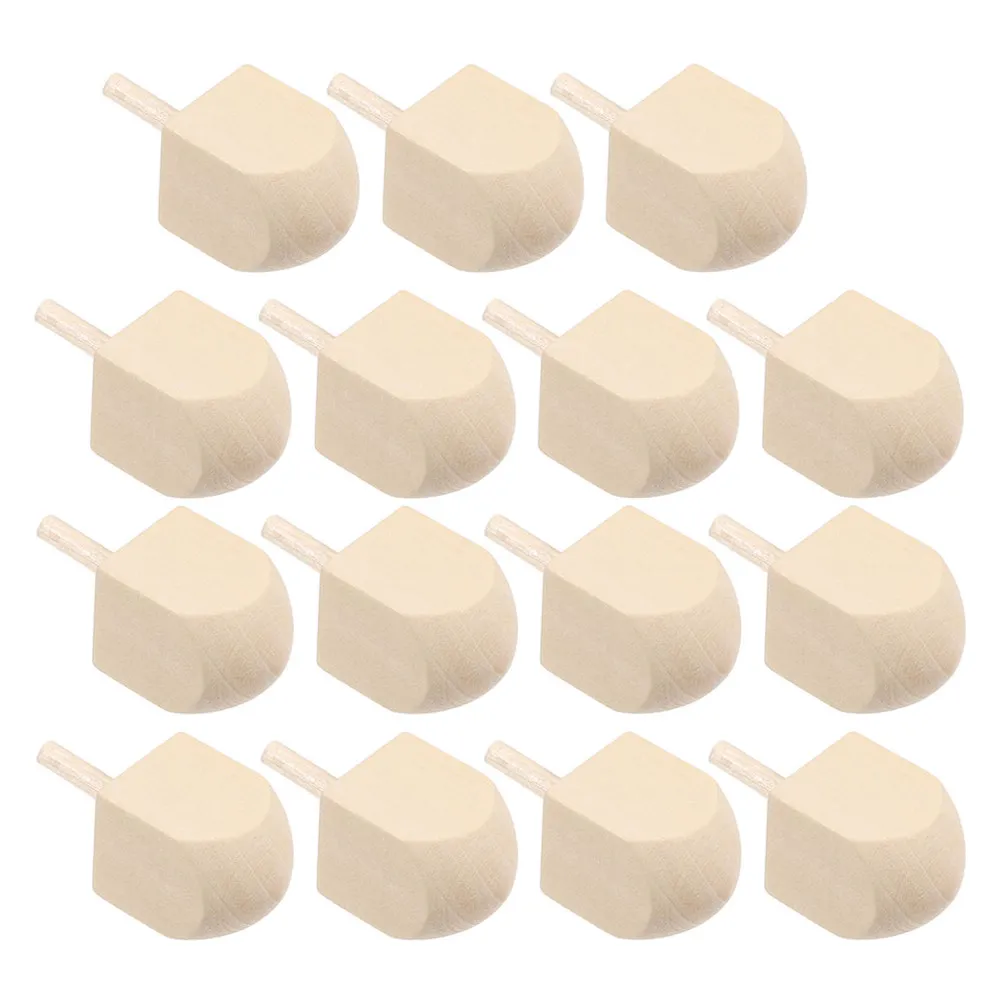 

15 шт. деревянных дриэделей для Хануки, заготовки для самостоятельной росписи, 4,15 см, для поделок, декора, игр, ручной росписи