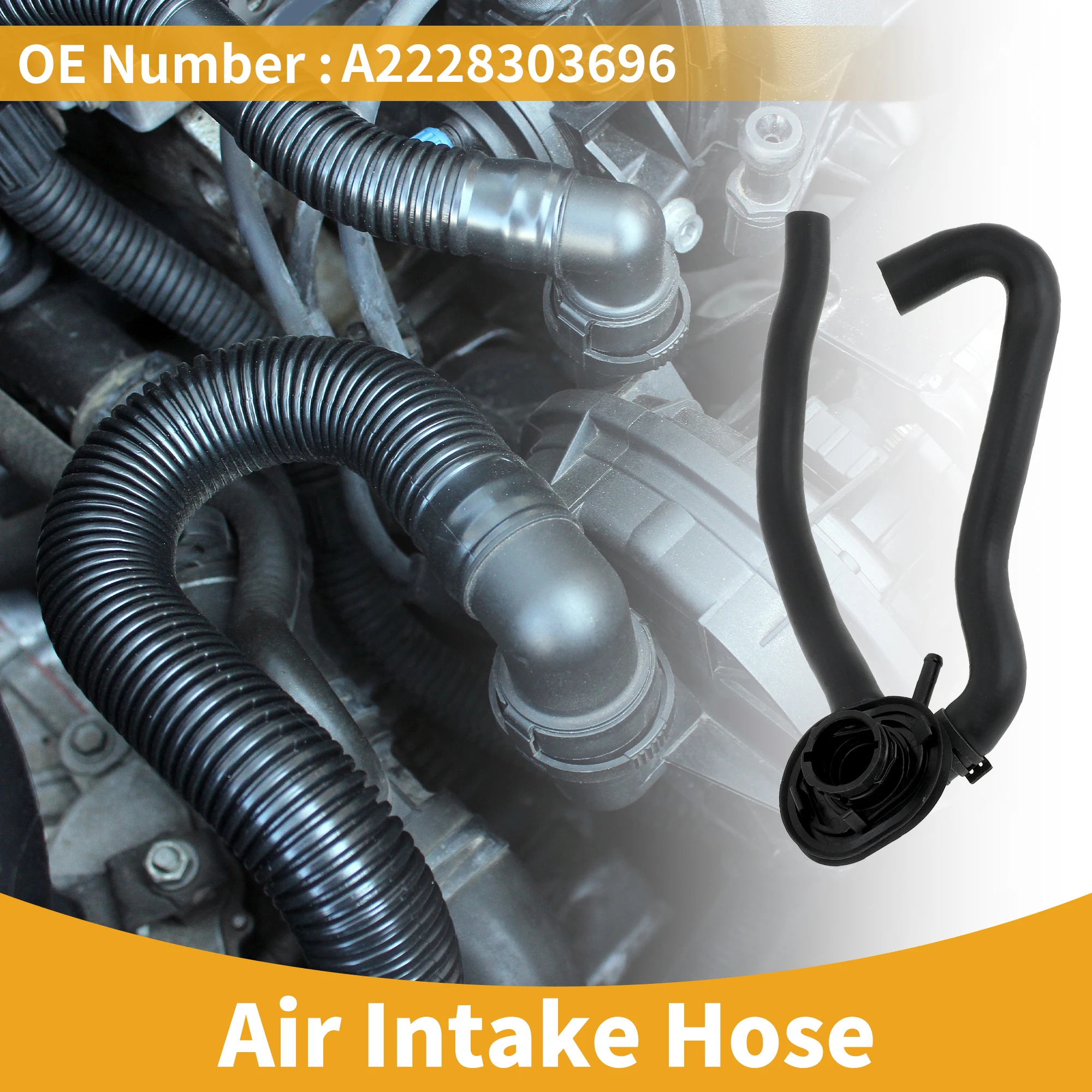 

X Autohaux воздухозаборный шланг двигателя для Mercedes-Benz W222 S CLASS V6 V8 14-19 No A2228303696