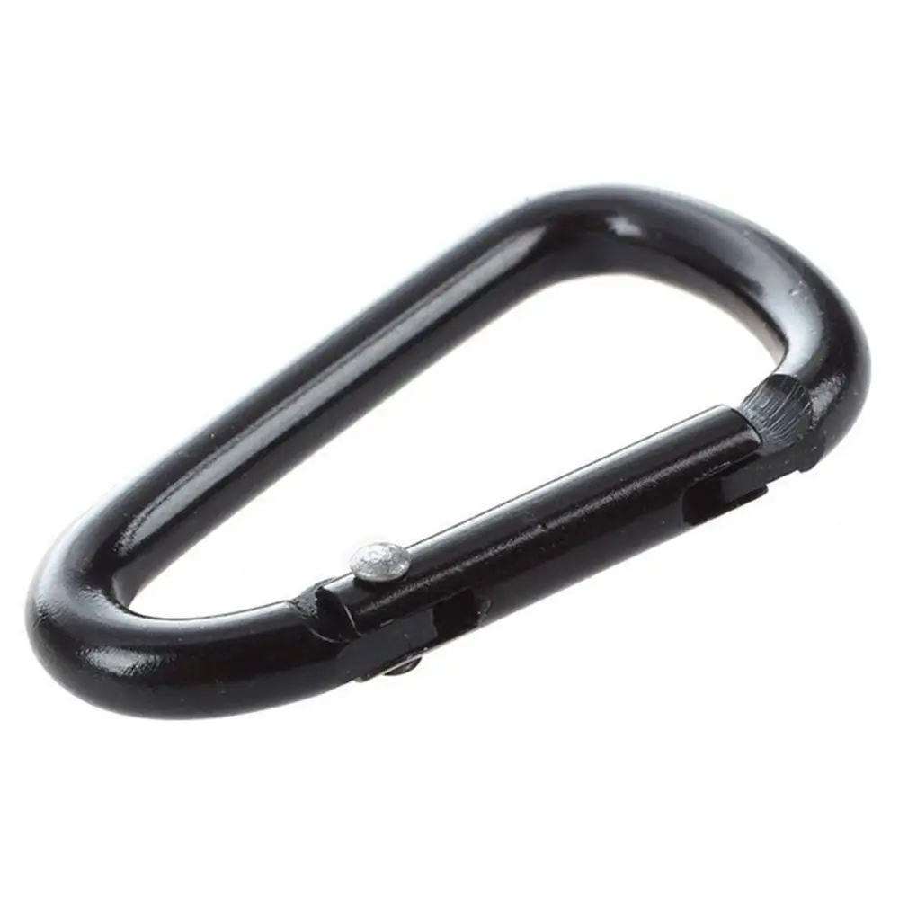 Outdoor 10pcs D-Shaped Backpack Aluminum Alloy Key ring Keychain Hook Carabiner Hanging Buckle