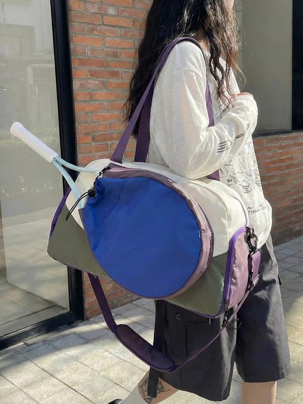 大容量ポータブルテニスバッグ多機能フィットネスバドミントンラケット収納バッグ大容量スポーツ用品バッグ