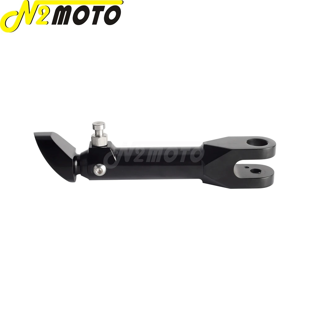 For BMW S1000RR S1000R 2010-2021 Motorcycles Side Stand Black CNC Aluminum Adjustable Kickstand Kick Side Support Holder Stand