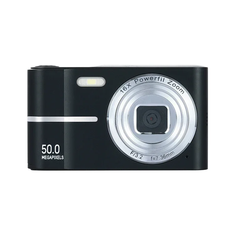 Digital Camera 50MP 1080P Full hd 16x Zoom Anti Shake, Compact Camera for Kid Student Children Teen Girl Boy