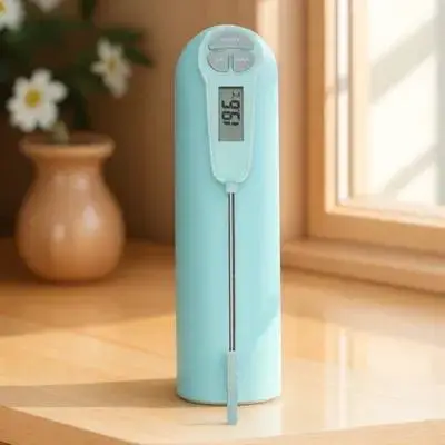 

Digital Food Thermometer Pink Instant Read Lcd Display For Cooking Meat Grill Frying Candy Kitchen Supply