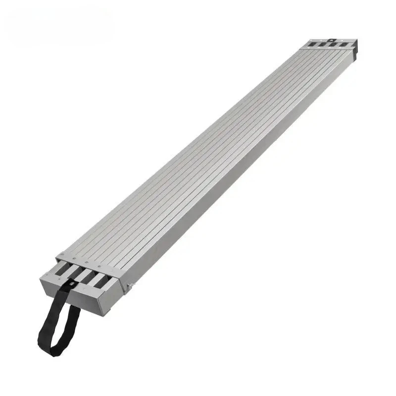 Telescoping Aluminum Work Plank 6-9 ft  500lbs Capacity 12.5 inch Width Aluminum Scaffold Plank Extension Staging Plank