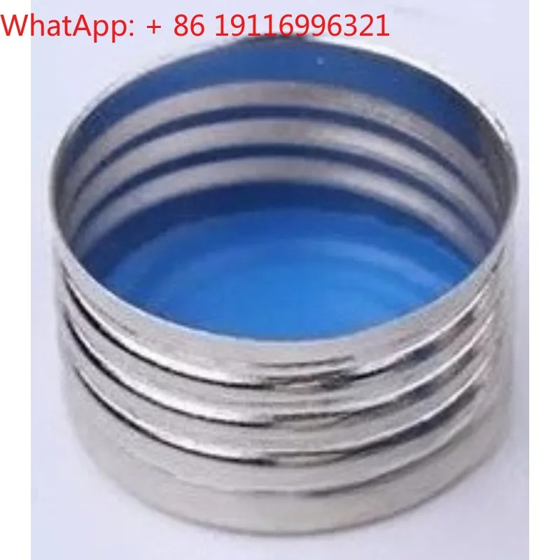 Top empty bottle cap pad 10/20ml 18MM precision thread magnetic iron cover blue film white glue gasket screw 17.5