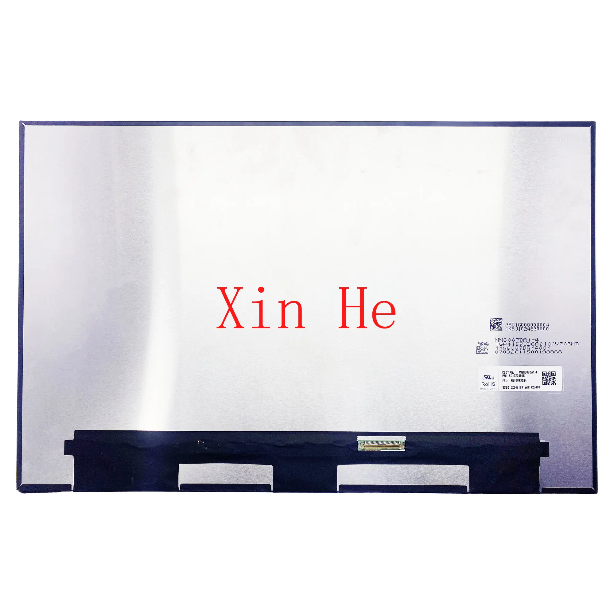 

16.0'' MNG007DA1-4 Laptop LCD Screen 2560*1600 EDP 40 Pins 100% sRGB