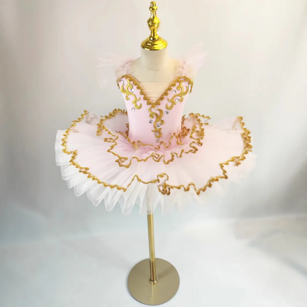 ชุดบัลเล่ต์เด็ก, ชุดการแสดงหงส์น้อย, ชุดเต้นรำ, เสื้อผ้าการแสดงบนเวทีสำหรับเด็กหญิง