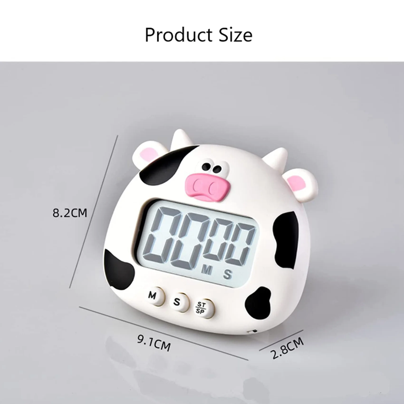 Kitchen Timer,Countdown Timer,Digital Cooking Timer,LCD Large-Screen Visual Clock,for Cooking Bake Sport