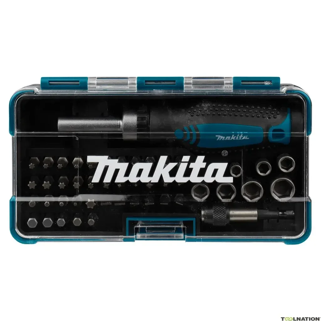 Imagem -02 - Makita-ferramentas Manuais Acessórios para Ferramentas Elétricas Soquete de Catraca Chave de Fenda Bit Grupo 47 Pcs B36170